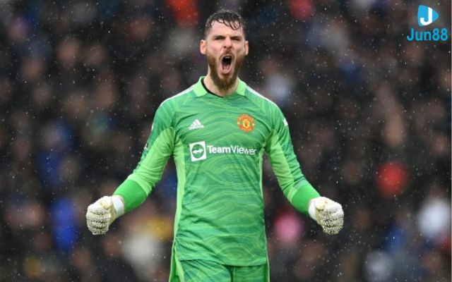 Thủ thành David de Gea trong màu áo MU